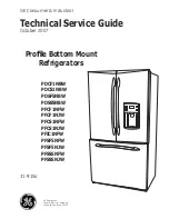 GE PFSS5NJW - Profile 25.1 cu. Ft Technical Service Manual preview