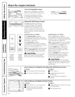 Предварительный просмотр 18 страницы GE PFSS6PKXBSS and Owner'S Manual And Installation Instructions