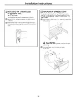 Предварительный просмотр 31 страницы GE PFSS6PKXBSS and Owner'S Manual And Installation Instructions