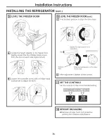 Предварительный просмотр 34 страницы GE PFSS6PKXBSS and Owner'S Manual And Installation Instructions