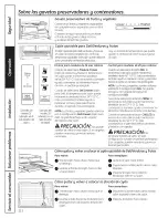 Предварительный просмотр 112 страницы GE PFSS6PKXBSS and Owner'S Manual And Installation Instructions