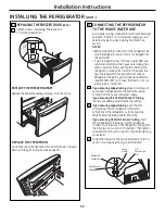 Preview for 32 page of GE PFSS6PKXSS - 25.5 cu. Ft. Refrigerator Owner'S Manual & Installation Instructions