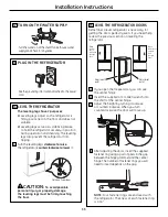 Preview for 33 page of GE PFSS6PKXSS - 25.5 cu. Ft. Refrigerator Owner'S Manual & Installation Instructions