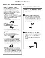 Preview for 36 page of GE PFSS6PKXSS - 25.5 cu. Ft. Refrigerator Owner'S Manual & Installation Instructions