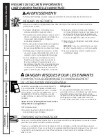 Preview for 50 page of GE PFSS6PKXSS - 25.5 cu. Ft. Refrigerator Owner'S Manual & Installation Instructions