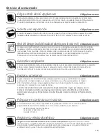 Preview for 139 page of GE PFSS6PKXSS - 25.5 cu. Ft. Refrigerator Owner'S Manual & Installation Instructions