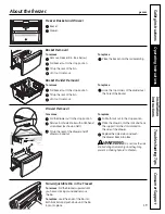 Preview for 19 page of GE PFSS6SMXSS - Profile 25.8 cu. Ft.... Owner'S Manual And Installation Instructions