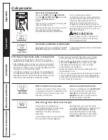 Preview for 108 page of GE PFSS6SMXSS - Profile 25.8 cu. Ft.... Owner'S Manual And Installation Instructions