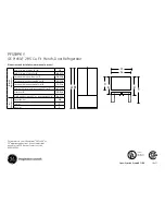 GE PFSS9PKY Series Dimensions And Installation Information preview