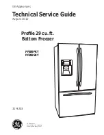 Preview for 1 page of GE PFSS9PKY Series Technical Service Manual