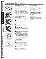 Preview for 6 page of GE PFSW2MIXSS - Profile 22.2 Cu. Ft. Refrigerator Owner'S Manual And Installation Instructions