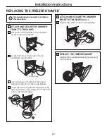 Preview for 22 page of GE PFSW2MIXSS - Profile 22.2 Cu. Ft. Refrigerator Owner'S Manual And Installation Instructions