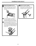 Preview for 25 page of GE PFSW2MIXSS - Profile 22.2 Cu. Ft. Refrigerator Owner'S Manual And Installation Instructions