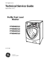 Предварительный просмотр 1 страницы GE PFWS4400L0 Technical Service Manual