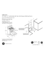 GE PGB930SETSS Dimensions And Installation Information preview