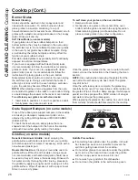 Preview for 26 page of GE PGB940 Owner'S Manual