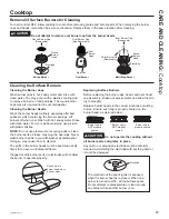 Предварительный просмотр 21 страницы GE PGB965 Owner'S Manual