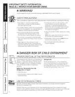 Preview for 2 page of GE PGCS1NFZASS and Owner'S Manual And Installation Instructions