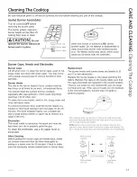 Preview for 13 page of GE PGP9830 Owner'S Manual & Installation Instructions