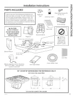 Preview for 19 page of GE PGP9830 Owner'S Manual & Installation Instructions