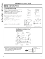 Preview for 22 page of GE PGP9830 Owner'S Manual & Installation Instructions