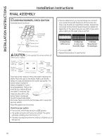 Preview for 30 page of GE PGP9830 Owner'S Manual & Installation Instructions