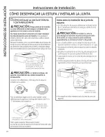 Preview for 60 page of GE PGP9830 Owner'S Manual & Installation Instructions