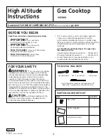 GE PGP989 Instructions Manual предпросмотр