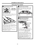 Preview for 25 page of GE PGP989 Owner'S Manual & Installation Instructions