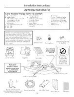 Preview for 16 page of GE PGP989DN2BB Owner'S Manual & Installation Instructions