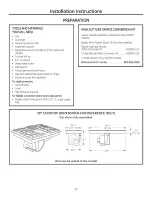 Preview for 17 page of GE PGP989DN2BB Owner'S Manual & Installation Instructions