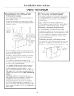 Preview for 18 page of GE PGP989DN2BB Owner'S Manual & Installation Instructions