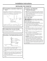 Preview for 27 page of GE PGP989DN2BB Owner'S Manual & Installation Instructions