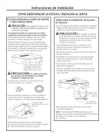 Preview for 60 page of GE PGP989DN2BB Owner'S Manual & Installation Instructions