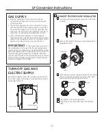 Preview for 31 page of GE PGP990 Owner'S Manual & Installation Instructions