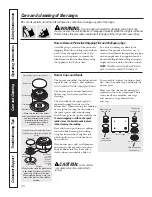 Предварительный просмотр 32 страницы GE PGS908SEM1SS User Manual