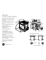 GE PGS975DEPBB Dimensions And Installation Information preview