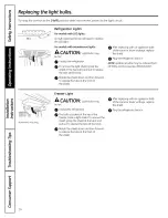 Preview for 14 page of GE PGSS5PJXASS and Owner'S Manual And Installation Instructions