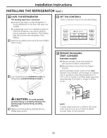 Preview for 22 page of GE PGSS5PJXASS and Owner'S Manual And Installation Instructions