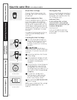 Preview for 6 page of GE PGSS5PJY - Profile 24.9 cu. Ft. Bottom-Freezer Refrigerator Owner'S Manual And Installation Instructions