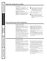 Preview for 12 page of GE PGSS5PJY - Profile 24.9 cu. Ft. Bottom-Freezer Refrigerator Owner'S Manual And Installation Instructions