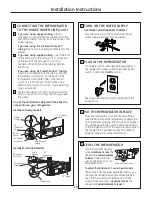 Preview for 19 page of GE PGSS5PJY - Profile 24.9 cu. Ft. Bottom-Freezer Refrigerator Owner'S Manual And Installation Instructions