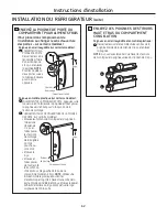 Preview for 62 page of GE PGSS5PJY - Profile 24.9 cu. Ft. Bottom-Freezer Refrigerator Owner'S Manual And Installation Instructions