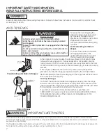 Предварительный просмотр 2 страницы GE PHB925 - Profile 30 in. Induction Ran Owner'S Manual