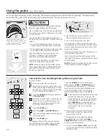 Предварительный просмотр 18 страницы GE PHB925 - Profile 30 in. Induction Ran Owner'S Manual