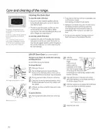 Preview for 30 page of GE PHB925ST2SS Owner'S Manual