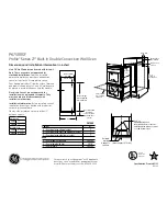 GE PK7500SFSS Dimensions And Installation Information preview