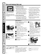 Предварительный просмотр 24 страницы GE PK91627 Owner'S Manual