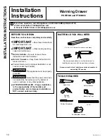 Предварительный просмотр 10 страницы GE PKW7000 Series Owner'S Manual & Installation Instructions