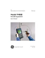 GE PM880 User Manual предпросмотр